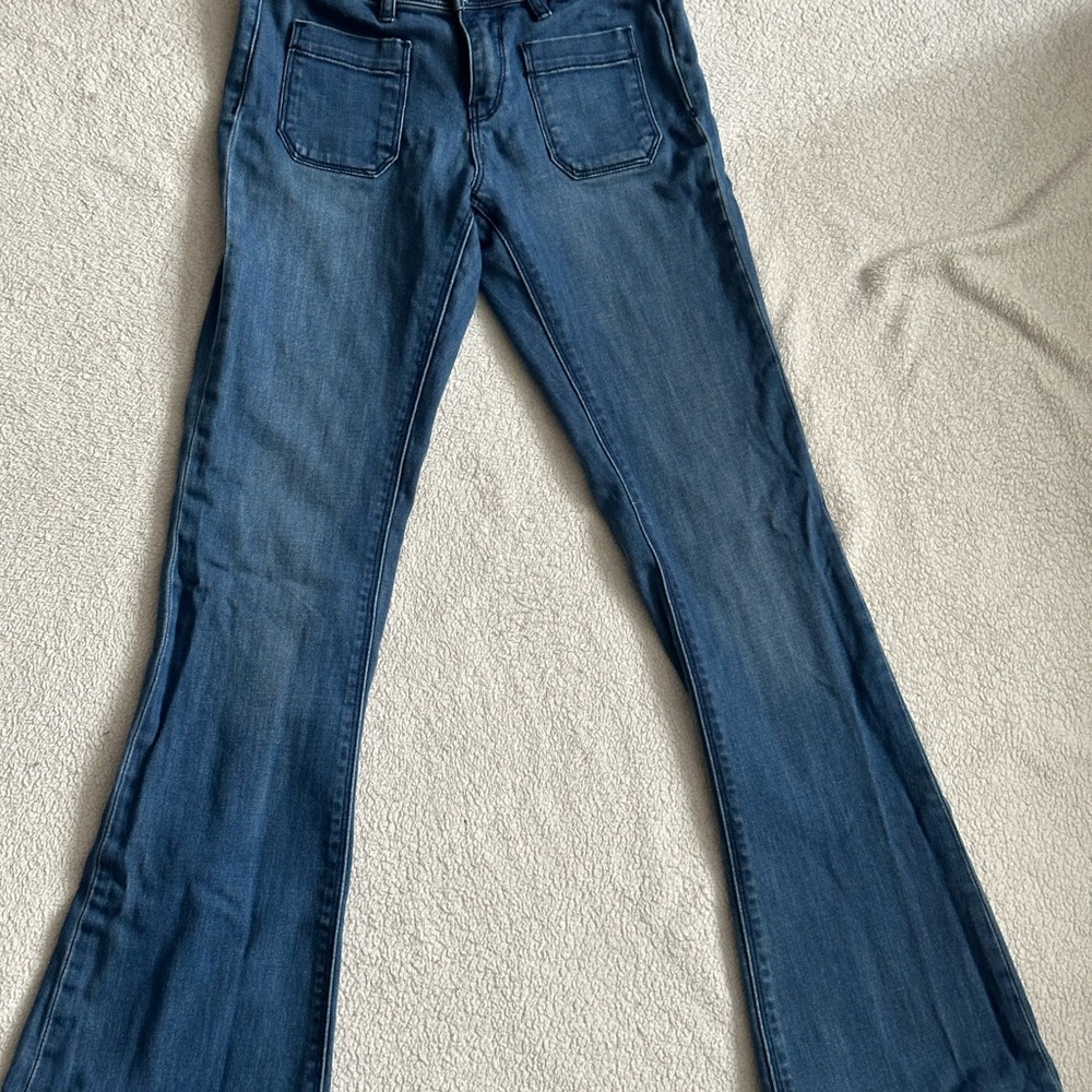 Roxy Dark Blue Flare Jeans